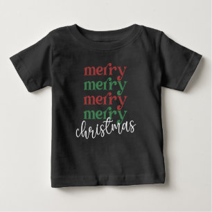Merry Christmas Family Christmas Celebration Gifts Baby T-Shirt