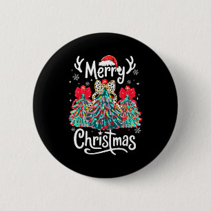 Merry Christmas Family Funny Christmas Tree Women 6 Cm Round Badge