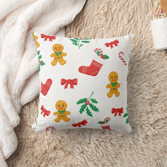 Merry Christmas family Gathering Set on Warm Cushion (Blanket)