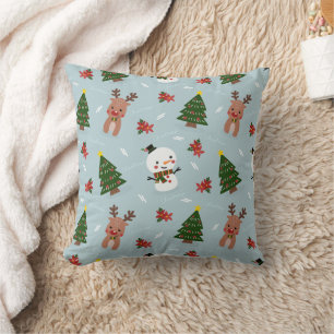 Merry Christmas family Gathering Set on Warm Cushion