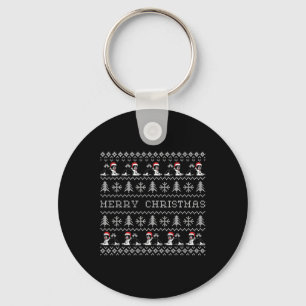 Merry Christmas Family Matching Bulldog Merry Chri Key Ring