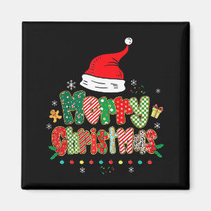 Merry Christmas Family Matching Outfit Xmas Squad Magnet