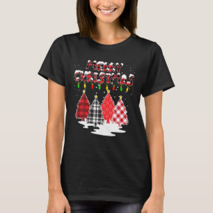 Merry Christmas Family Matching Outfits Trees T-Shirt