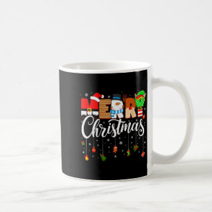 Merry Christmas Family Matching Pajamas Xmas Men W Coffee Mug