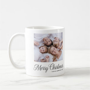 Merry Christmas Family Photo Gift Coffee Mug