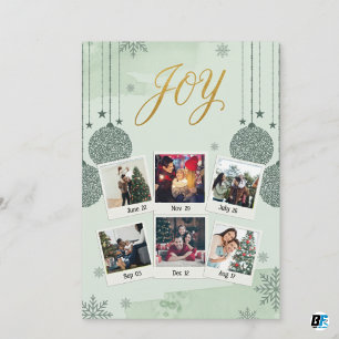 Merry Christmas Family Photo  Holiday Card