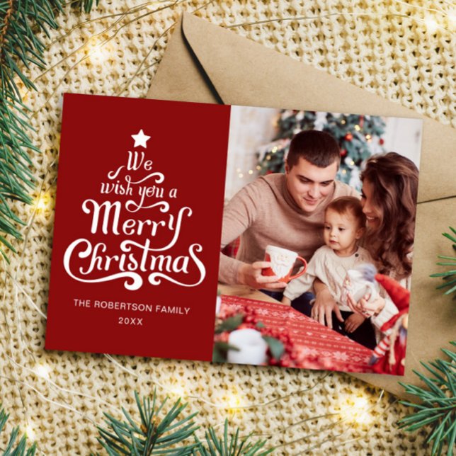 Merry Christmas family photo Holiday Card (Creator Uploaded)