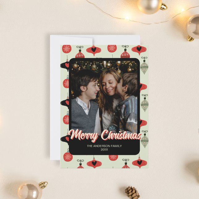 Merry Christmas Family Photo Holiday Card (Merry Christmas Family Photo Holiday Card)
