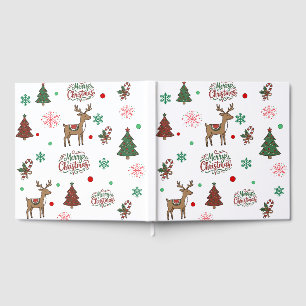 Merry Christmas Family Reunion Memory Guest Book