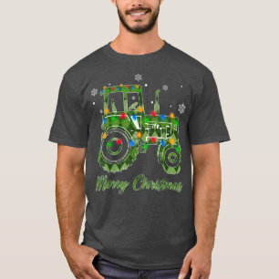 Merry Christmas Farmer Tractors Costume For Tracto T-Shirt