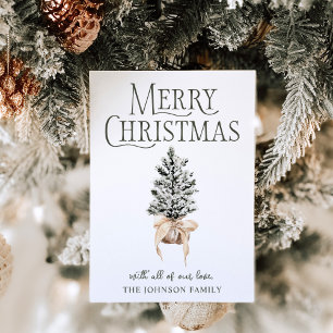 Merry Christmas Farmhouse Holiday Card