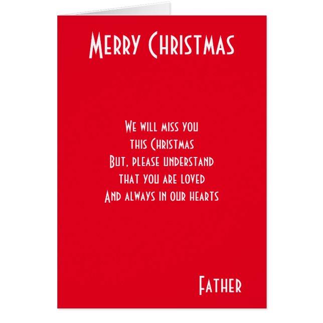 Merry Christmas Father (Front)