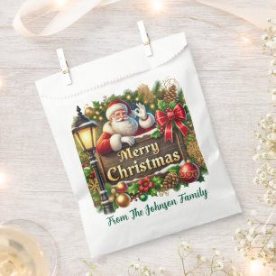 Merry Christmas Favour Bag