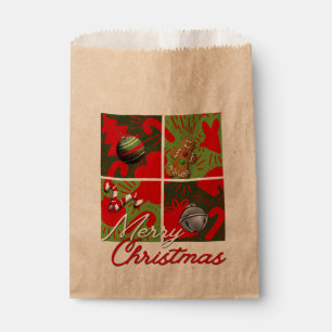 Merry Christmas Favour Bag