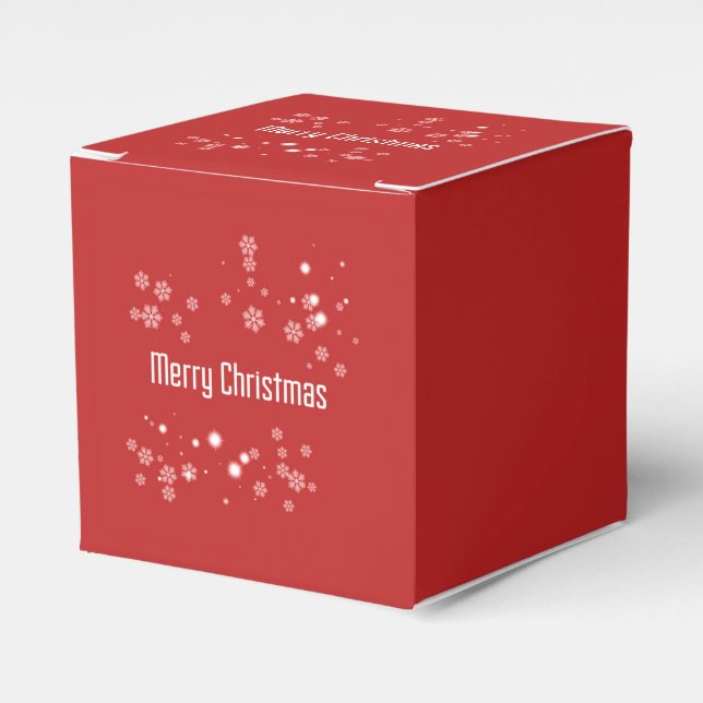 Merry Christmas Favour Box (Front Side)