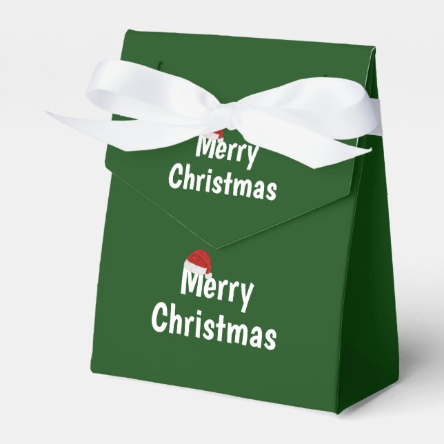 Merry Christmas Favour Box (Front Side)
