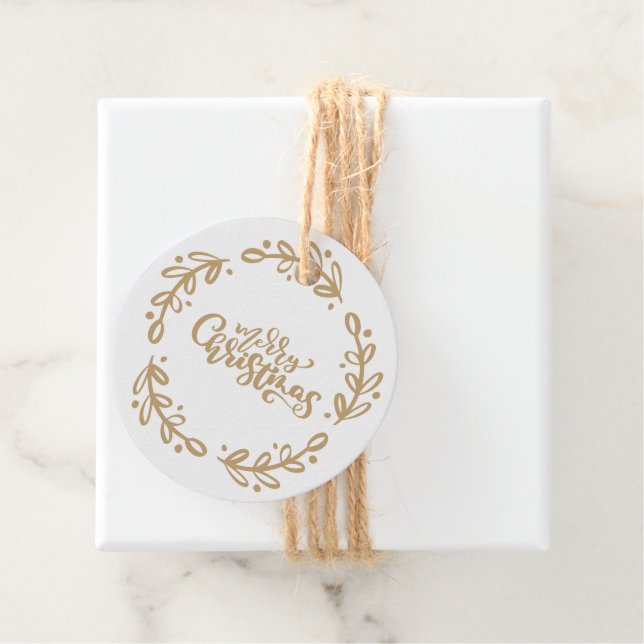 Merry Christmas Favour Tags (In Situ)