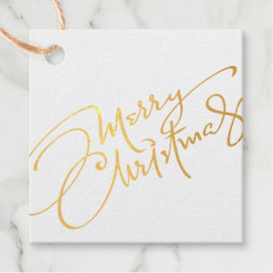 Merry Christmas Favour Tags