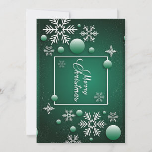 Merry Christmas Festive Holiday Gift Design Thank You Card