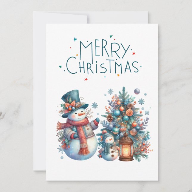 Merry Christmas | Festive Holiday Greeting  (Front)
