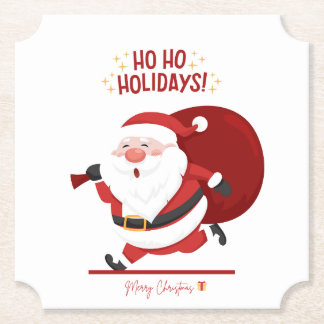Merry Christmas – Festive Paper Coaster Design