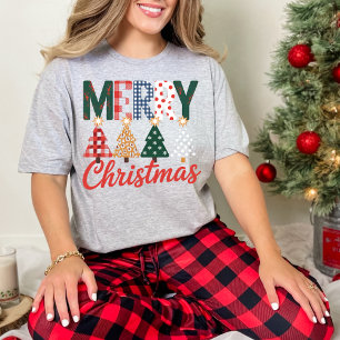 Merry Christmas Festive Retro Christmas Design T-Shirt