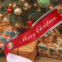 Merry Christmas Festive Santa Claus Script Text