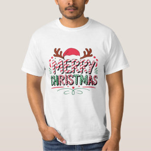 Merry Christmas Festive Style T-Shirt