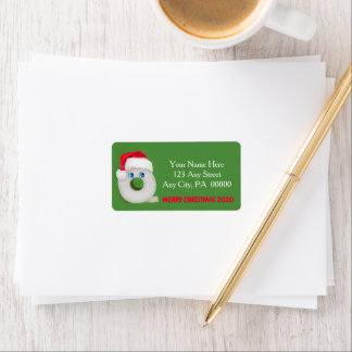 Merry Christmas Festive Toilet Paper 2020 Label