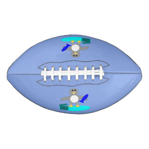 Merry Christmas Fishing Penguin Football