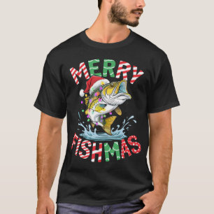 Merry Christmas Fishing T-Shirt