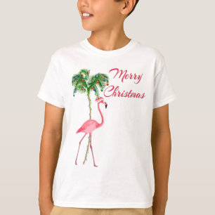 Merry Christmas Flamingo T-Shirt
