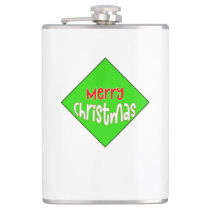 Merry Christmas Flask – Festive Holiday Gift
