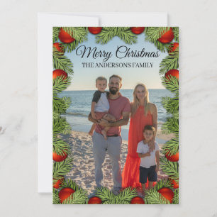 Merry Christmas Flat Holiday Card