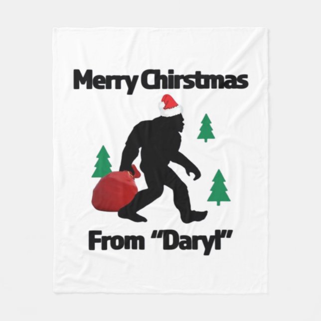 Merry Christmas  Fleece Blanket (Front)