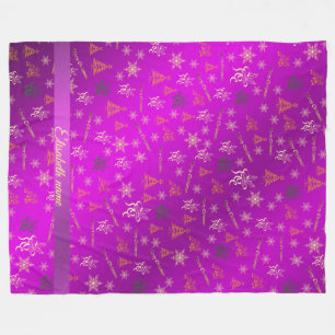 merry christmas fleese blanket template