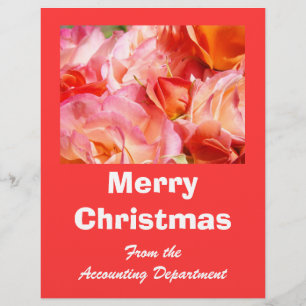 Merry Christmas Flyer From the Accounting Depart