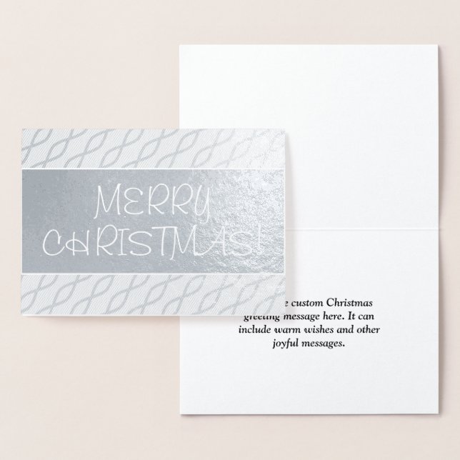 "MERRY CHRISTMAS!" FOIL CARD (Display)