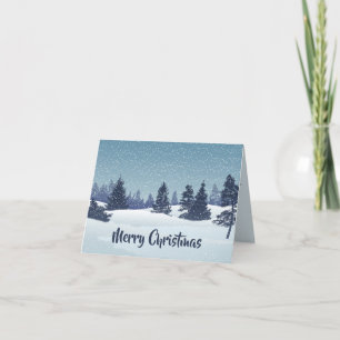 Merry Christmas Folded  Card