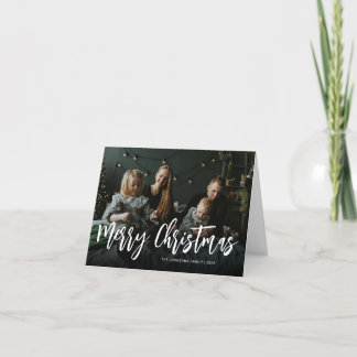 Merry Christmas Folded Design Card