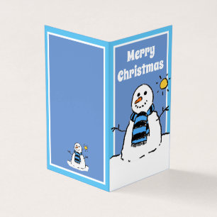 Merry Christmas Folded Gift Tags