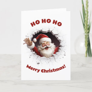 Merry Christmas - Folded Greeting Card