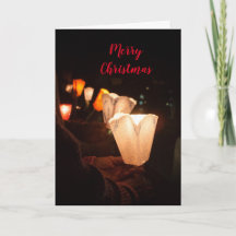 Merry Christmas Folded Holiday Card