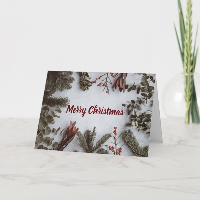 *MERRY CHRISTMAS* FOR ANYONE THIS YEAR!  HOLIDAY CARD (Front)