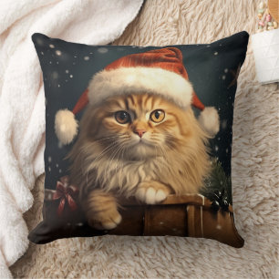 Merry Christmas For Cat Lovers Cushion