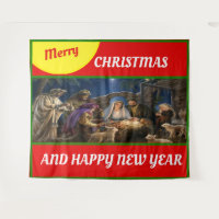 Merry christmas for windows throw fleece blanket