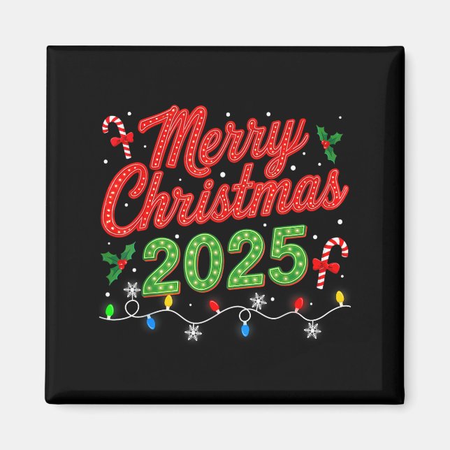 Merry Christmas For Women Men Boys Youth Xmas  Magnet (Front)