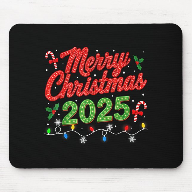 Merry Christmas For Women Men Boys Youth Xmas  Mouse Pad (Front)