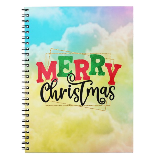 Merry Christmas Framed-80716 Notebook (Front)