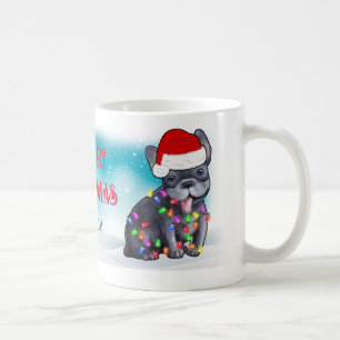 Merry Christmas French Bulldog Dog Lover Cute Coffee Mug